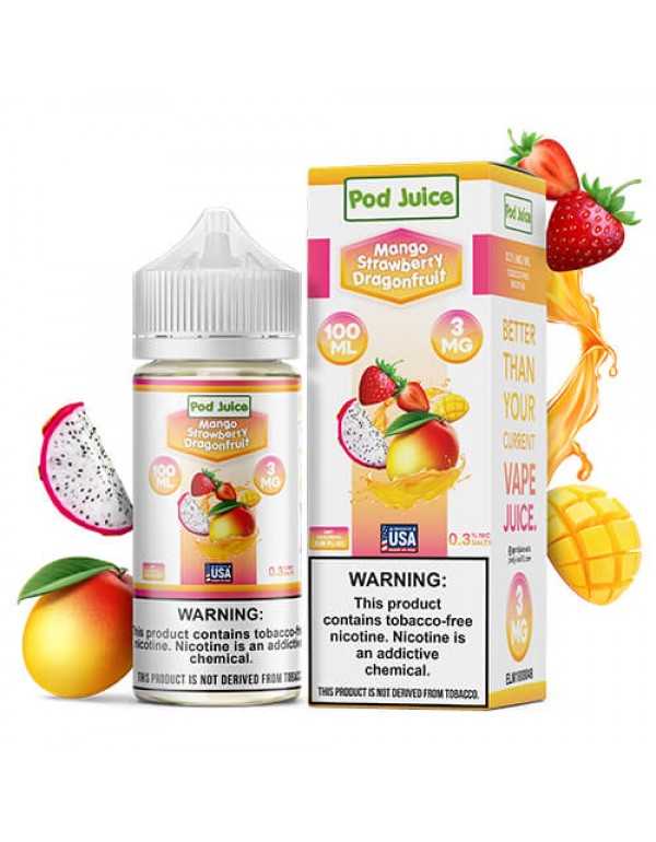 Pod Juice Synthetic - Mango Strawberry Dragonfruit