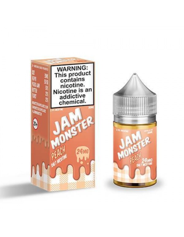Jam Monster Synthetic Salt - Peach