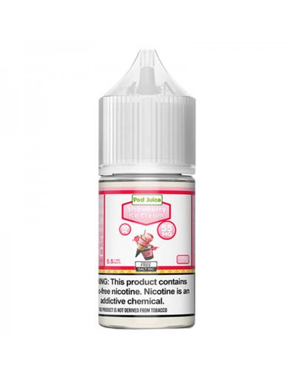 Pod Juice Tobacco-Free Salts - Strawberry Ice Cream