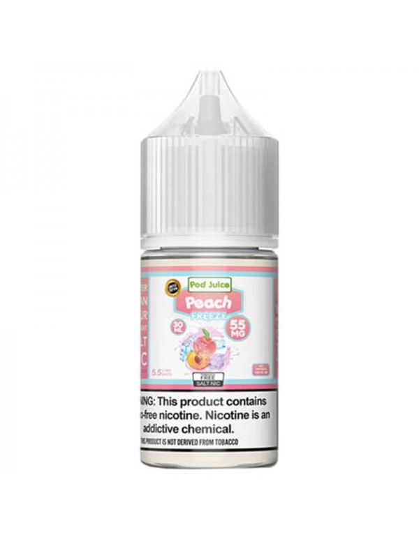Pod Juice Tobacco-Free Salts - Peach Freeze
