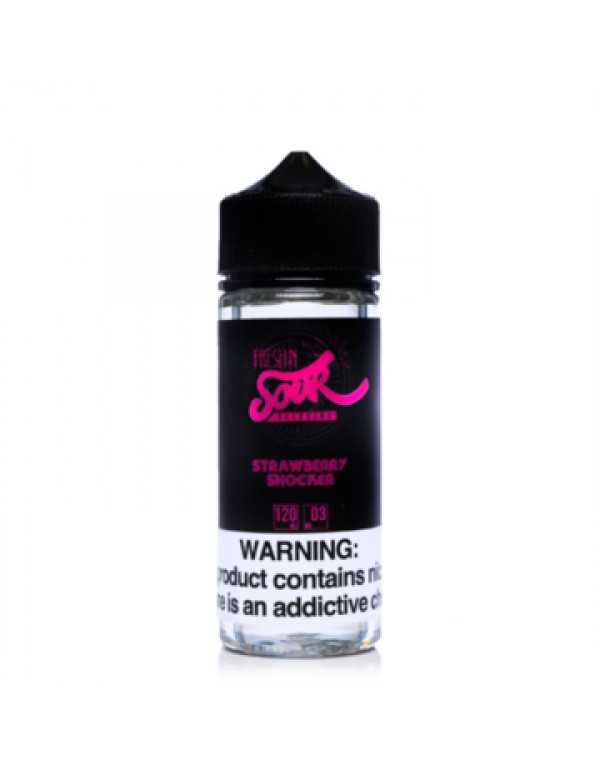 Fresh N Sour, Strawberry Shocker, 120ml