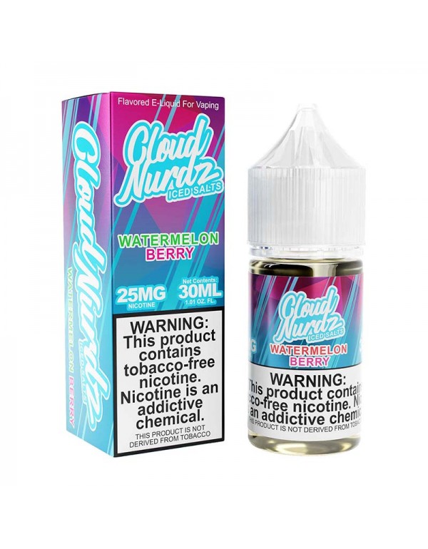 Clouds Nurdz Salt TFN - Watermelon Berry ICED