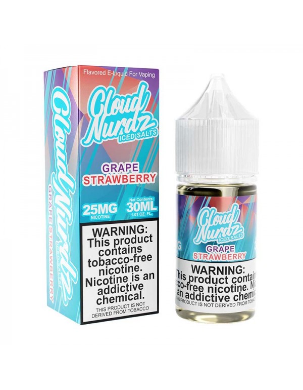 Clouds Nurdz Salt TFN - Grape Strawberry ICED