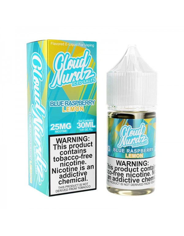 Clouds Nurdz Salt TFN - Blue Raspberry Lemon ICED