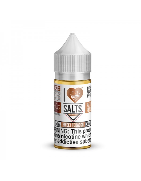 I Love Salts, Sweet Tobacco, 30ml