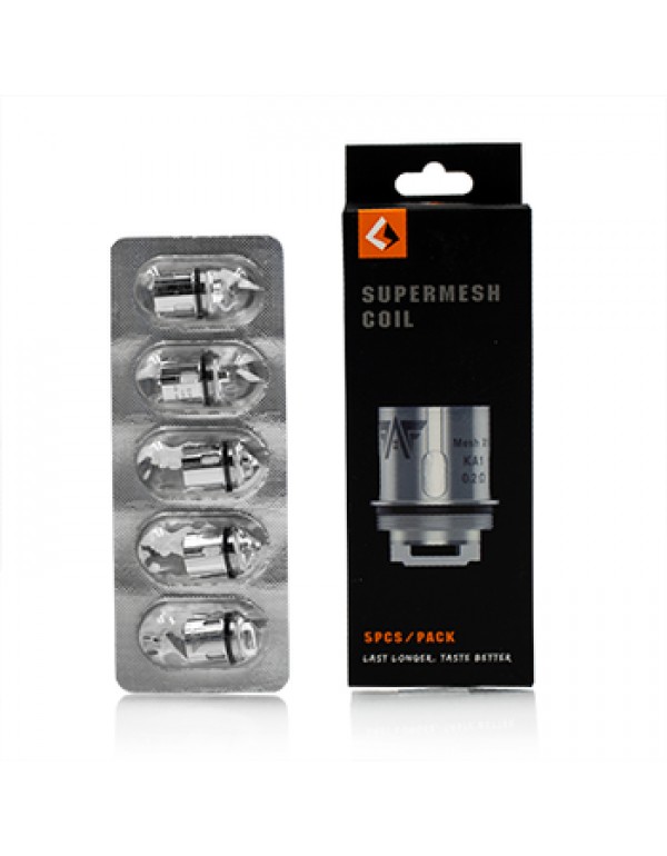 GeekVape Super Mesh X1 Replacement Vape Coils, 5 Pack