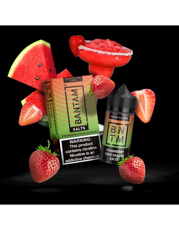 Bantam Vape Salts, Strawberry Sour Daiquiri