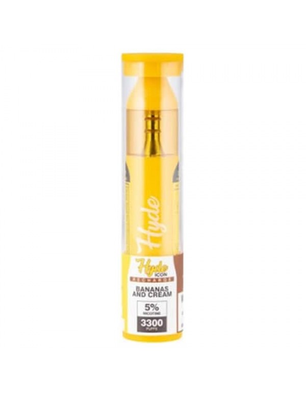 Hyde ICON Recharge Disposable Vape, 10ml, 50mg